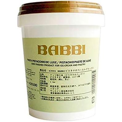 BABBI ピスタチオペースト 1kg 業務用 】 BABBI ピスタチオペースト 1kg 製菓用 ピスタチオ ペースト