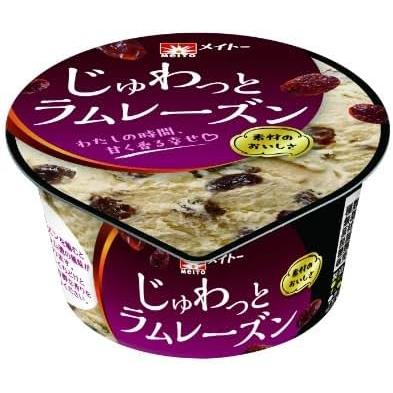 冷凍】じゅわっとラムレーズン120ml×24個 協同乳業めいとー : ひのや