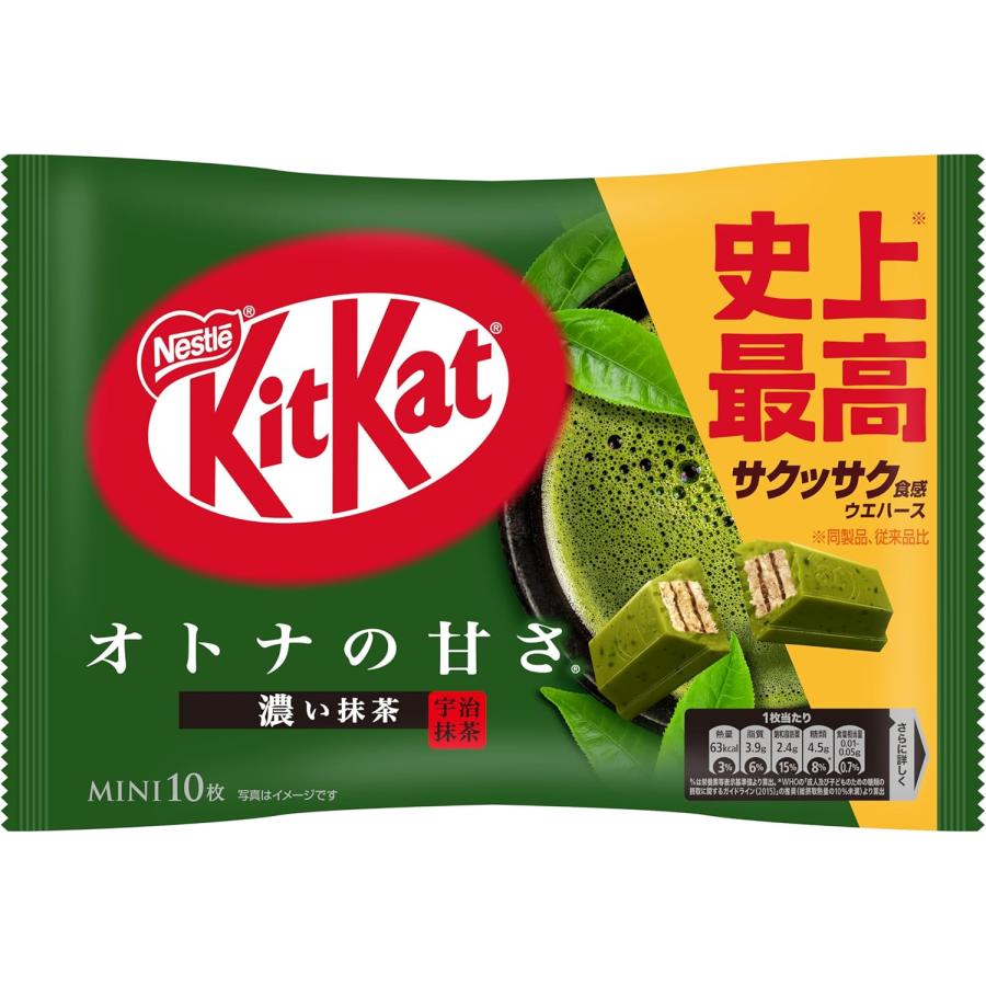 ネスレ日本 キットカットミニ オトナの甘さ濃い抹茶 10枚×12袋