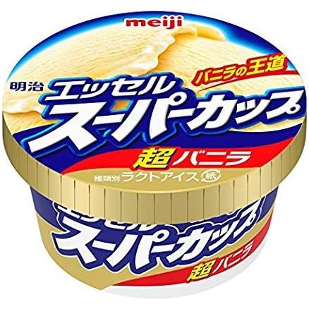 明治 エッセルスーパーカップ超バニラ 200ml×24個 【冷凍】(1ケース