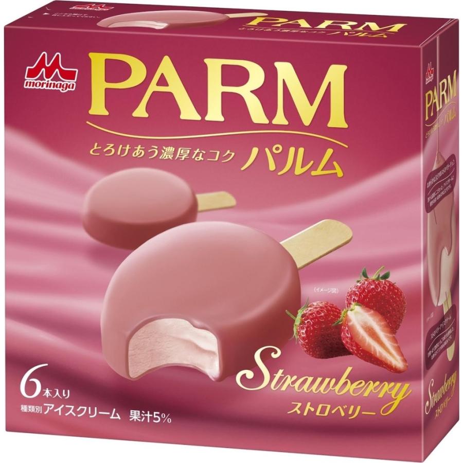 送料無料　森永乳業 PARM ストロベリー6入｜hinoya