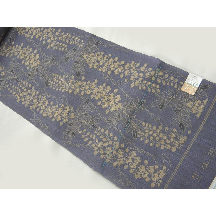 竺仙(ちくせん)奥州小紋 藤2-3010新色 綿つむぎ高級浴衣反物 竺仙(ちくせん)奥州小紋 藤2-3010新色 綿つむぎ高級浴衣反物