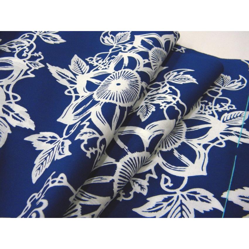 ♦竺仙　浴衣　反物　2反セット♦　綿 竺仙 浴衣反物 鉄線 コーマ綿 未使用 保管品 しつけ糸付 楽天