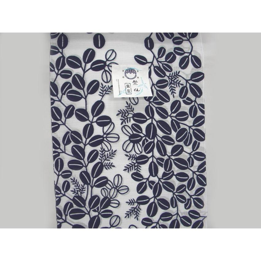 竺仙(ちくせん)綿100%地染　高級浴衣反物　萩 竺仙浴衣反物（ちくせん）綿絽地染注染浴衣 萩30-1003 : 京都ひのや