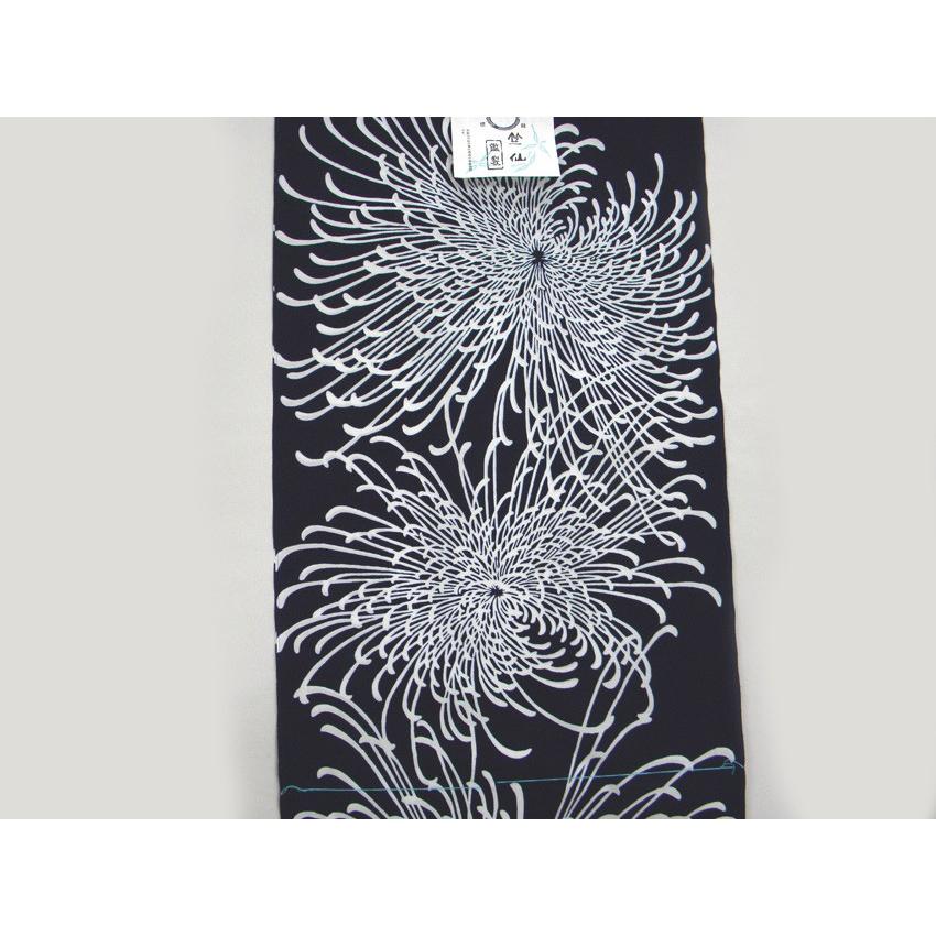 竺仙浴衣反物（ちくせん）綿コーマ地染注染浴衣 糸菊30-214 : 京都