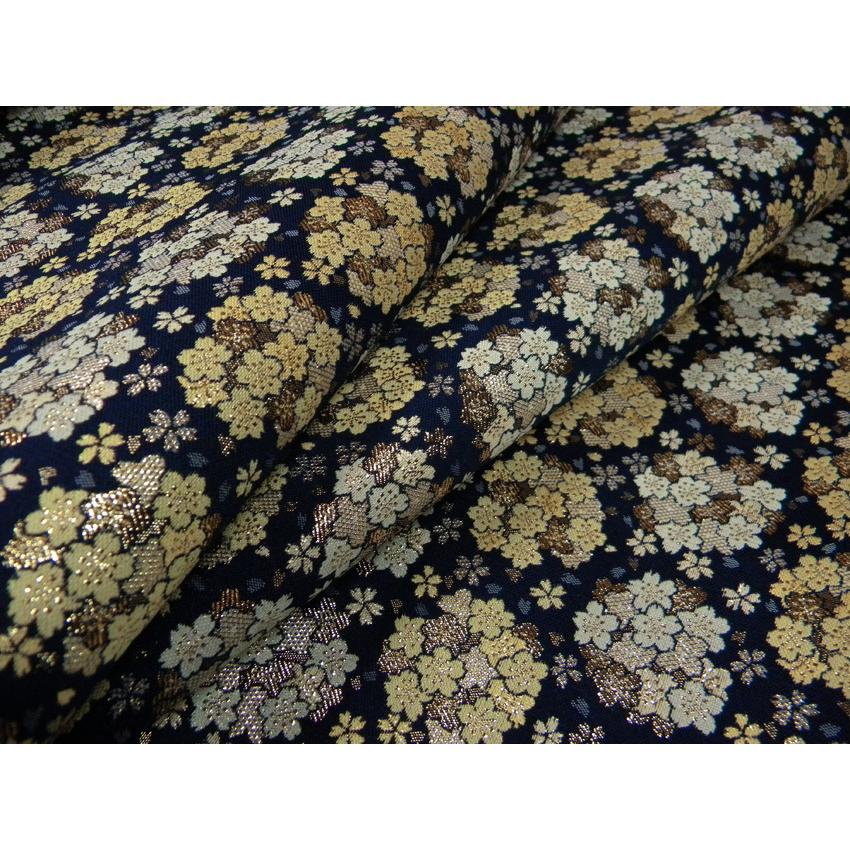 金襴のはぎれ 佐賀二丁錦 花丸柄 (70cmX35cm単位)着物の 金襴のはぎれ 佐賀二丁錦 花丸柄 (70cmX35cm単位)着物の