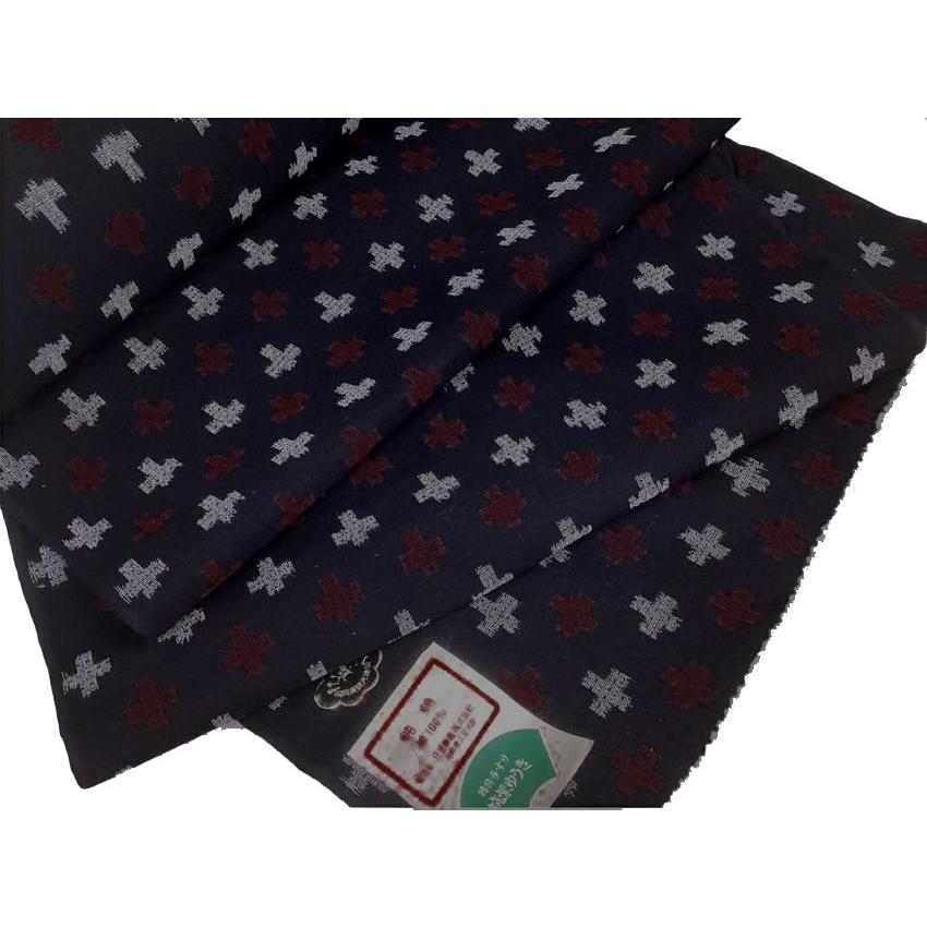 備後絣反物/未使用品/未仕立品/藍【ゆずりは】11015 楽天市場】≪15%OFF/セール≫久留米絣 着物 重要無形文化財 池田光政