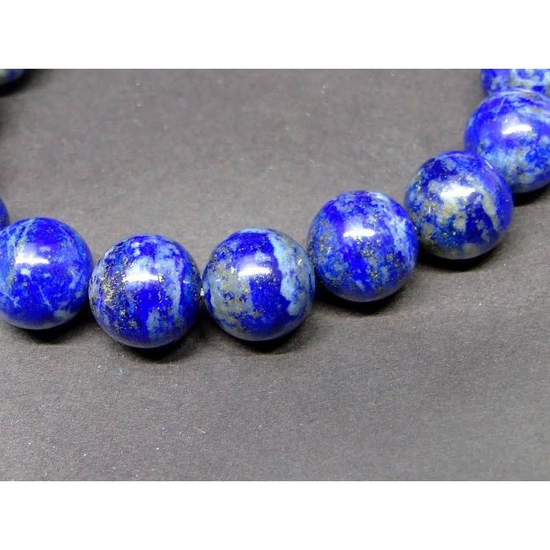≪18783≫今月25%off 12mm AA ラピスラズリ ブレスレット 内径調整可能