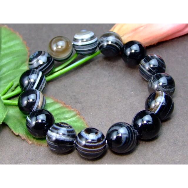 ❀チベット ❀天眼 天珠 ❀天然石 ブレスレット約 14mm ❀チベット ❀天眼 天珠 ❀天然石 ブレスレット約 14mm