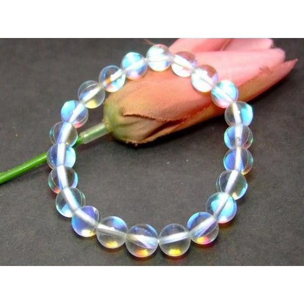 ≪21782≫8mm ムーンストーン 月長石 ブレスレット 内径選択可能 ルナ