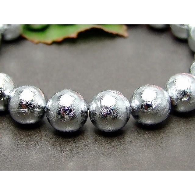 ギベオン(鉄隕石)入り 多面カット 天然非加熱ルビー ブレスレット hinryo_23627a