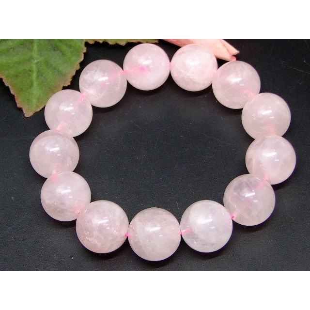 29556 今月の半額 16mm A ディープローズクォーツ ブレスレット 内径  