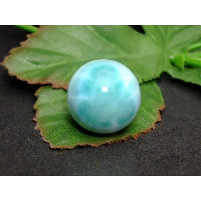 ≪29797≫今月30%off 卸59800円→41860円●20mm 5A ラリマー ドミニカ共和国産●1粒売り●鑑別済・本物保証●天然石●パワーストーン