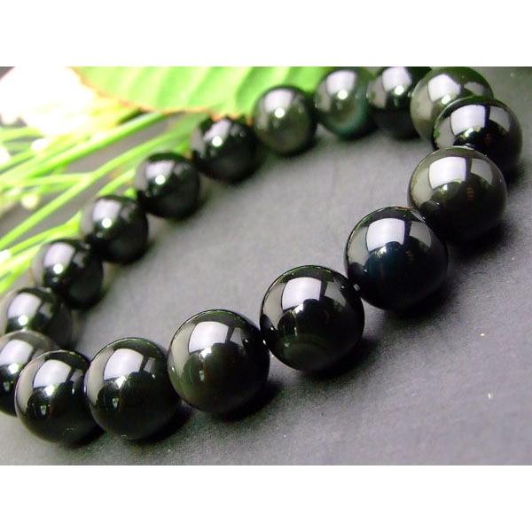 ≪b3-30601D≫ 送料無料有 5A12mm オブシディアン黒曜石 鑑別済・本物