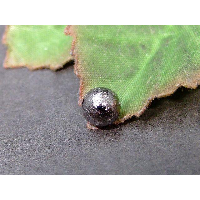 天然石 パワーストーン 30861F 5mm〜6mm 5A 1粒売り ブラック ギベオン