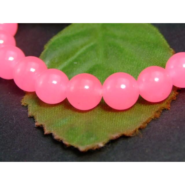 ≪33401A≫○送料無料有○卸400円○8mm○Aピンク翡翠ヒスイ○内径16cm