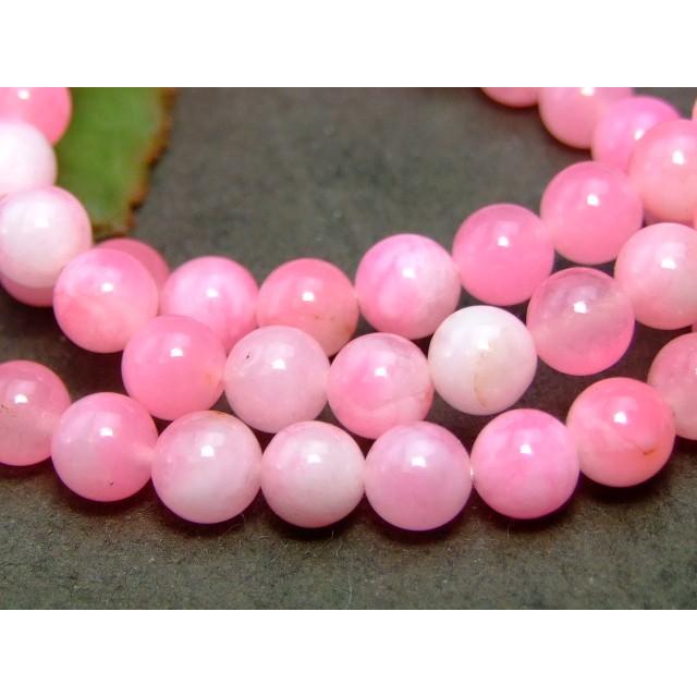 ≪33402≫送料無料有 卸400円 6mm 白ピンク クォーツァイト クォーツ  