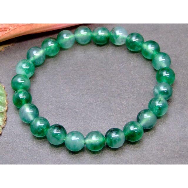 天然石 パワーストーン 33405 マーブルグリーンヒスイ 8mm AA