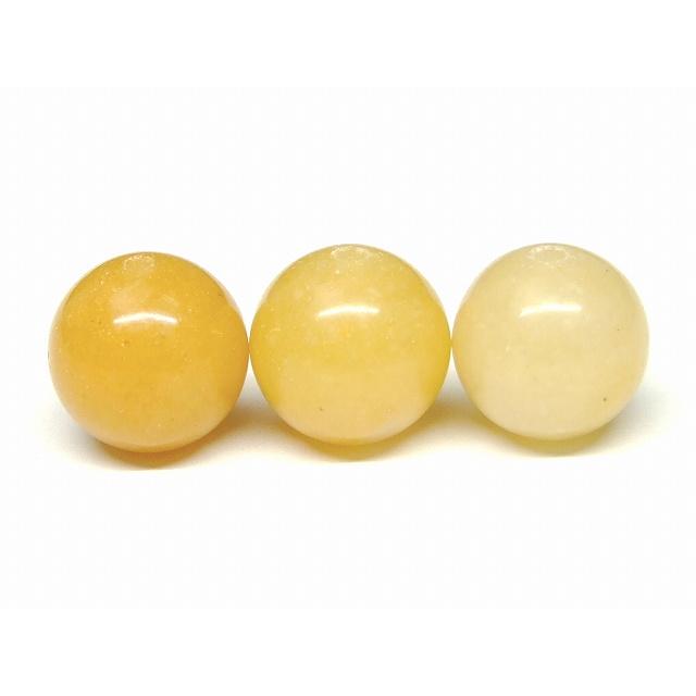 天然石 パワーストーン 49143A 黄翡翠 ヒスイ 12mm 1粒売り 送料無料有