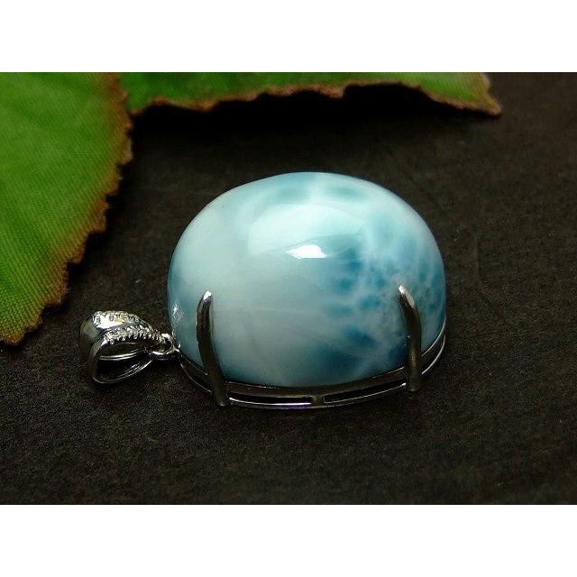 天然石 パワーストーン 53516 高級 5A 17mm×22mm ラリマー ペンダント 