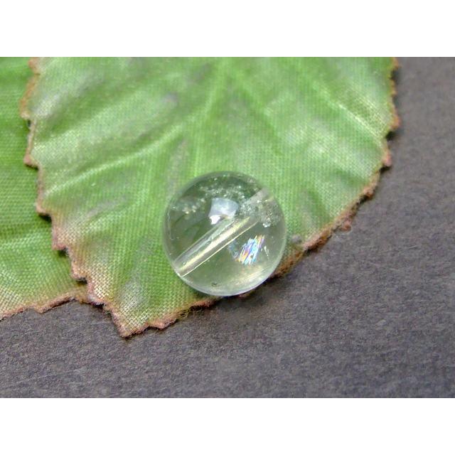 天然石 パワーストーン 56169 虹入り ガーデンクォーツ 11mm A 1粒売り