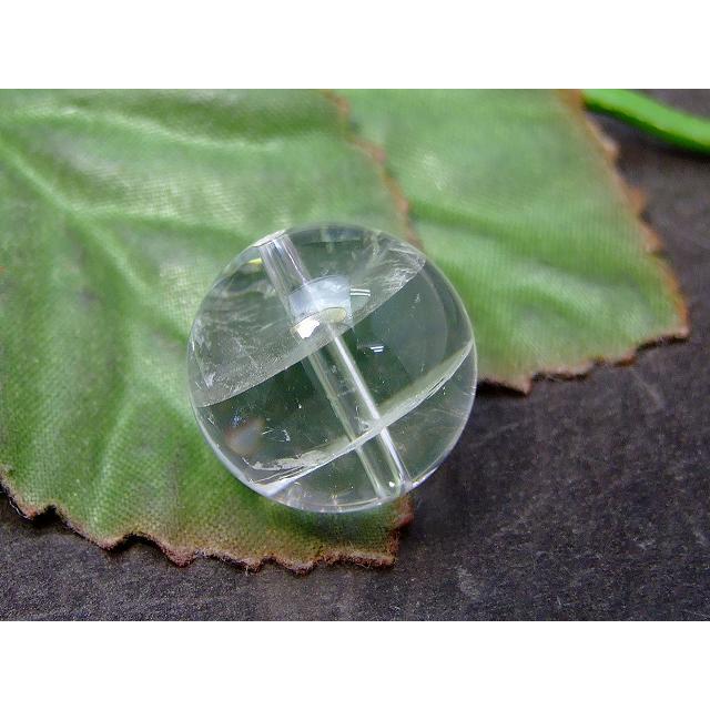 56649 アイリス ホワイトファントム 水晶 クォーツ 虹入り 17mm AAA 1