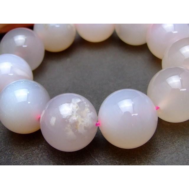 天然石 パワーストーン 57480 桜瑪瑙 メノウ アゲート 21mm AA 天然石 パワーストーン 57480 桜瑪瑙 メノウ アゲート 21mm AA