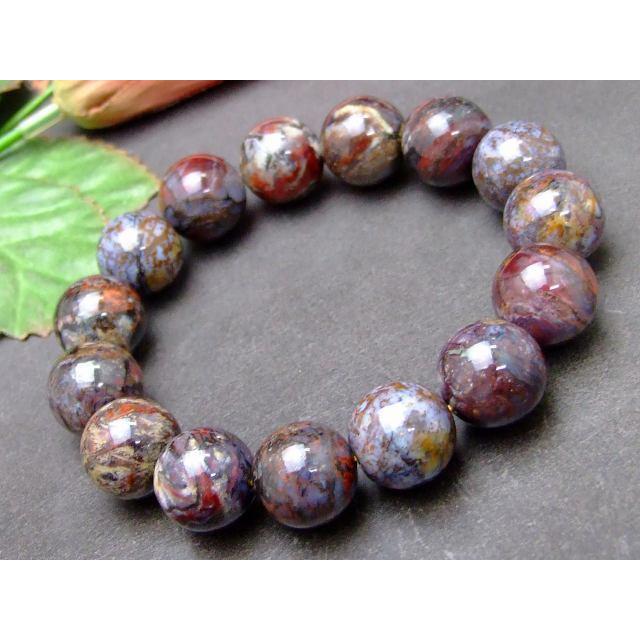 天然石 パワーストーン 卸6580円 3290円 今月の半額 わけあり ピーターサイト 15mm ブレスレット 内径19cm テンペストストーン ポーチ付き 送料無料 天然石 パワーストーン 品良 通販 Yahoo ショッピング