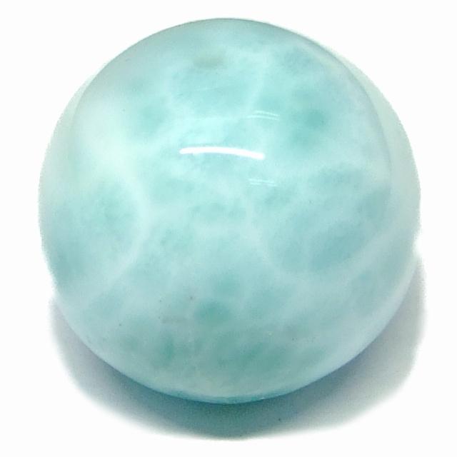 天然石 力強さ石ころ  59181  今月70％off 卸31600円→9480円 ラリマー 16粍 AA 1粒売り ドミニカ共和国産 貨物輸送無料