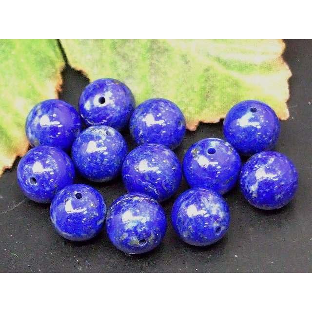 天然石 パワーストーン 59267 ラピスラズリ 瑠璃石 10mm AAA 1粒売り