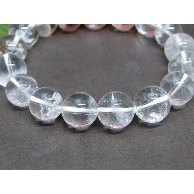 天然石 パワーストーン 59987 ホワイト ファントム クォーツ 水晶 12mm