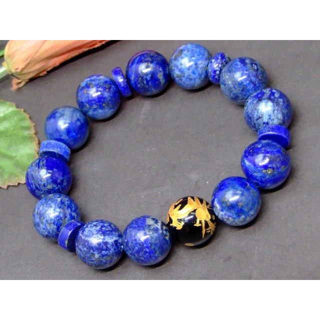 パキスタン産 AAA ラピスラズリ 10mm 天然 ブレスレット パワーストーン