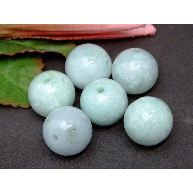 天然石 パワーストーン 61702 ミャンマー翡翠 ヒスイ 18mm AA 1粒売り 