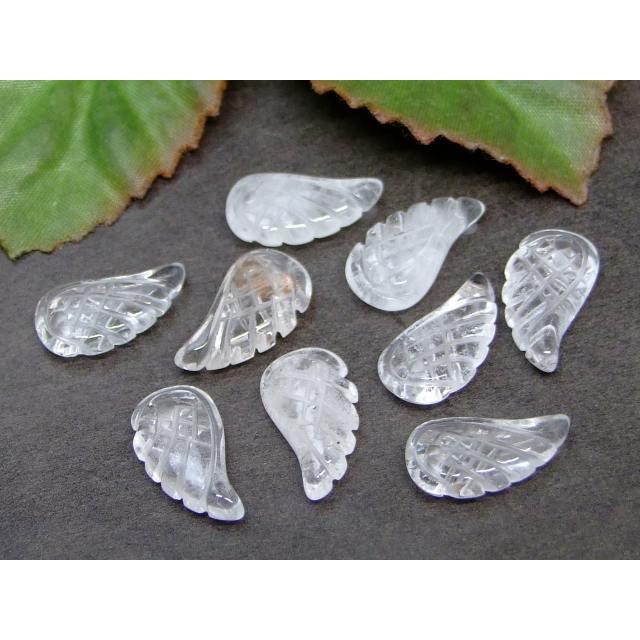 国内即発送】 1個 水晶 天然石 送料無料有 クリスタル 天使の羽 15× 国内即発送】 1個 水晶 天然石 送料無料有 クリスタル 天使の羽 15×