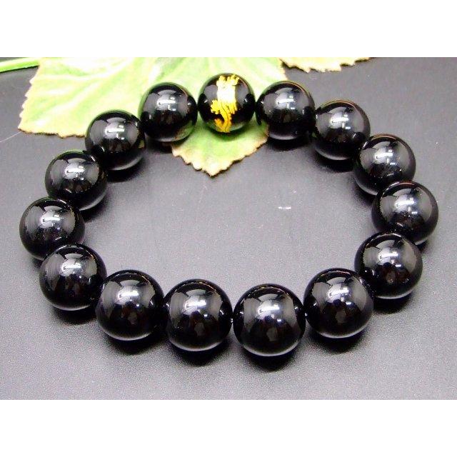 天然石 パワーストーン 62256K 今月の半額 わけあり 14mm モリオン 黒