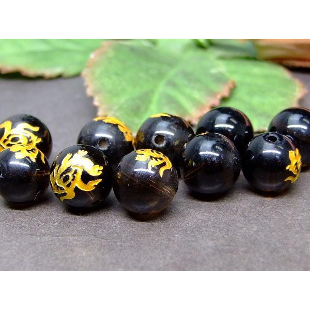 天然石 パワーストーン 62620 10mm 1粒売り スモーキークォーツ 煙水晶