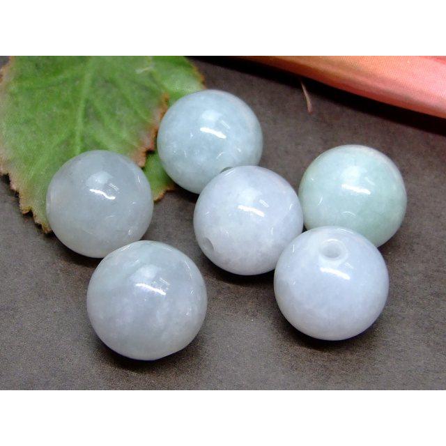 天然石 パワーストーン 62641 ミャンマー翡翠 ヒスイ 17mm〜18mm AA 1