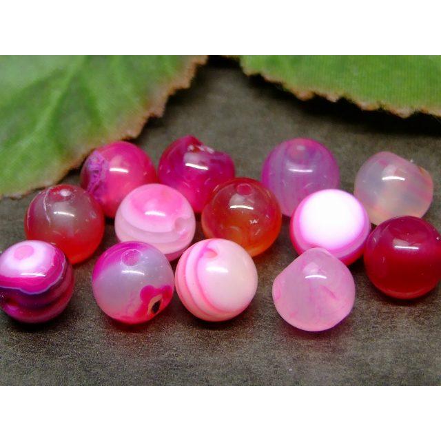 天然石 パワーストーン 64277 今月の半額 わけあり 桜縞瑪瑙 メノウ