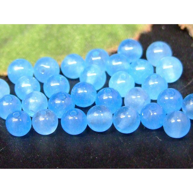 天然石 パワーストーン 64291 今月の半額 わけあり ブルーヒスイ 4mm