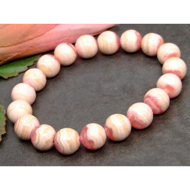 天然石 パワーストーン 64411 インカローズ 10mm A+ ブレスレット 内径