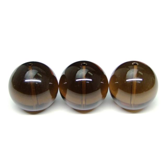 スモーキークォーツ 天然石 パワーストーン 64527 スモーキークォーツ 23mm 5A 1粒売り 茶