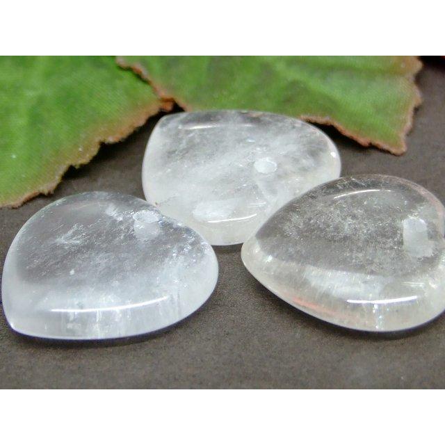 天然石 パワーストーン 65050 水晶 クリスタル クォーツ 22mm×22mm 1個