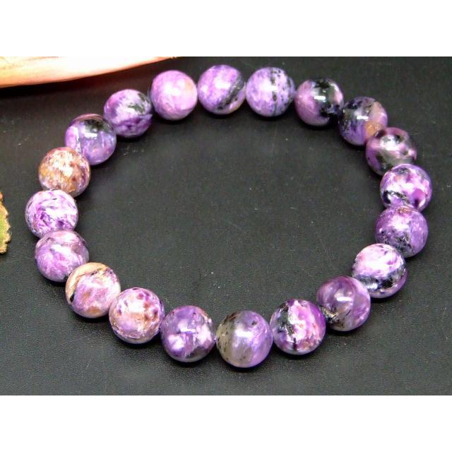 チャロアイト　AAAAA 10mm珠　パワーストーンブレスレット 天然石 パワーストーン 65415 チャロアイト 10mm AAA