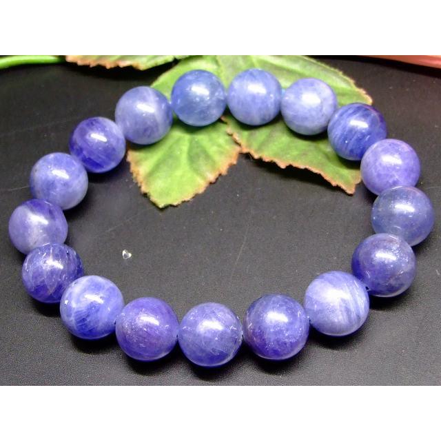 ✿天然色タンザニアの希少石 タンザナイト*ブレスレット ✿天然色タンザニアの希少石 タンザナイト*ブレスレット あお むらさき