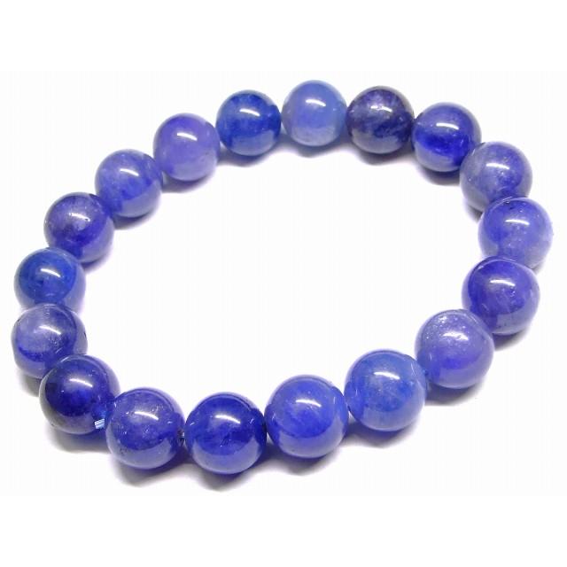 天然石 パワーストーン 65727 タンザナイト 12mm 4A ブレスレット 内径 