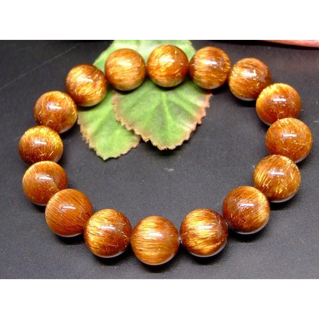 天然石　パワーストーン 天然石 パワーストーン 65884 オレンジキャッツアイタイチンルチル