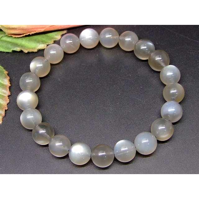 天然石 パワーストーン 66128 シルバームーンストーン 10mm 5A