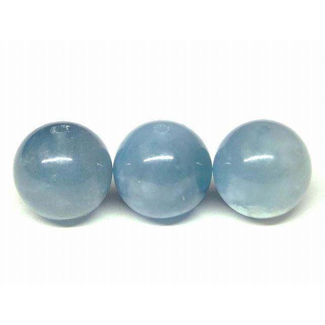 天然石 パワーストーン 66940 アクアマリン 10mm AA 1粒売り 藍玉