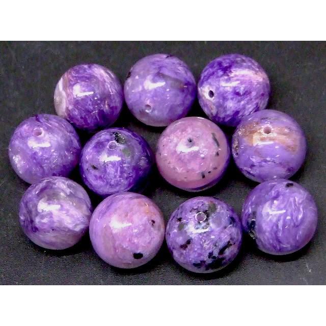 天然石 パワーストーン 67202 チャロアイト 16mm 4A 1粒売り ロシア産