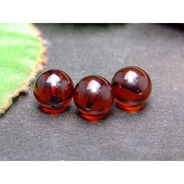 天然石 パワーストーン g3-105Q 8mm わけあり 1粒売り 赤アンバー